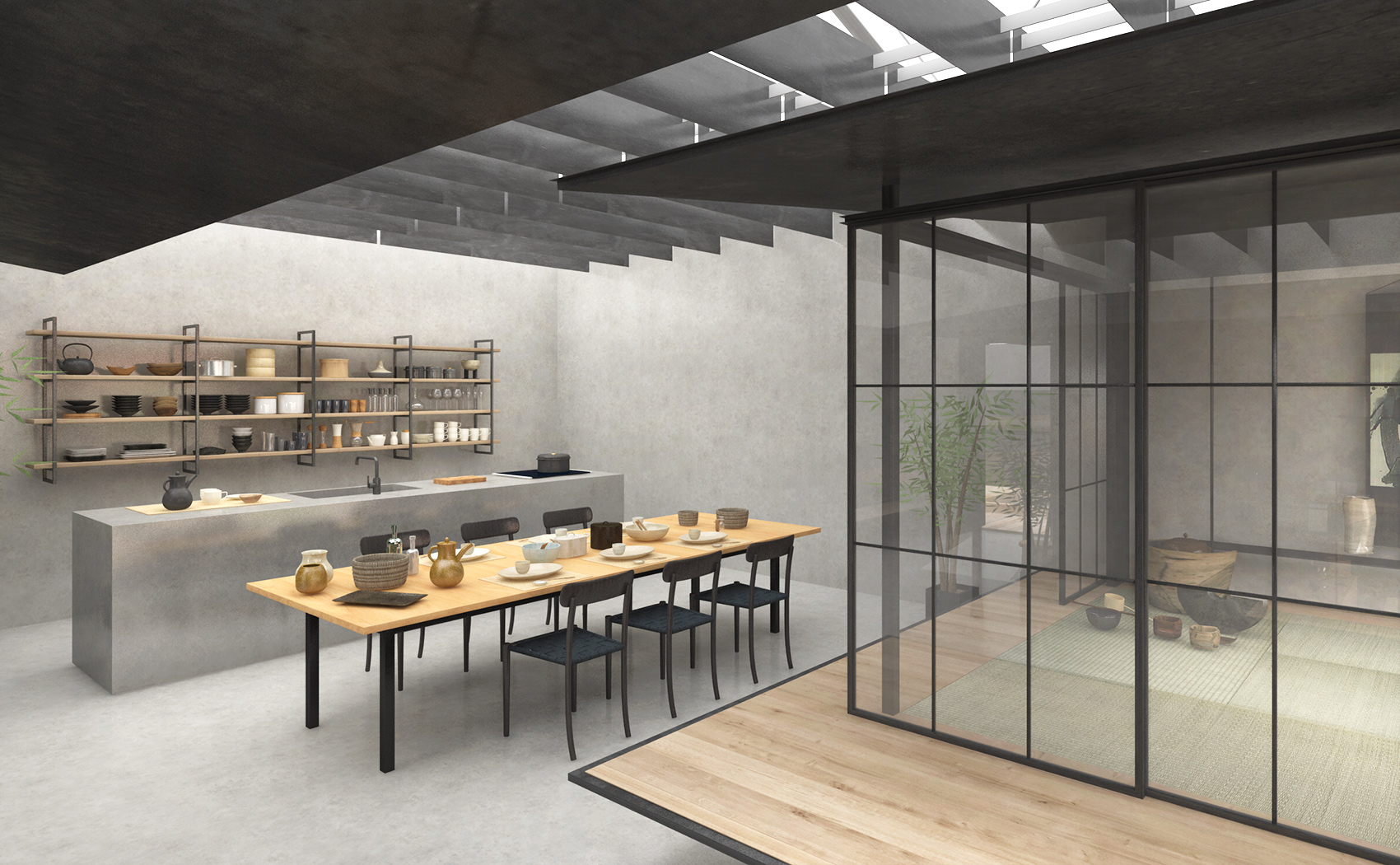 遊動の家